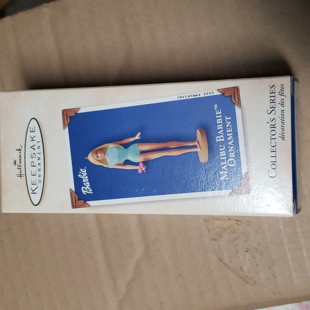 Hallmark 2003 Malibu Barbie Holiday Christmas Ornament